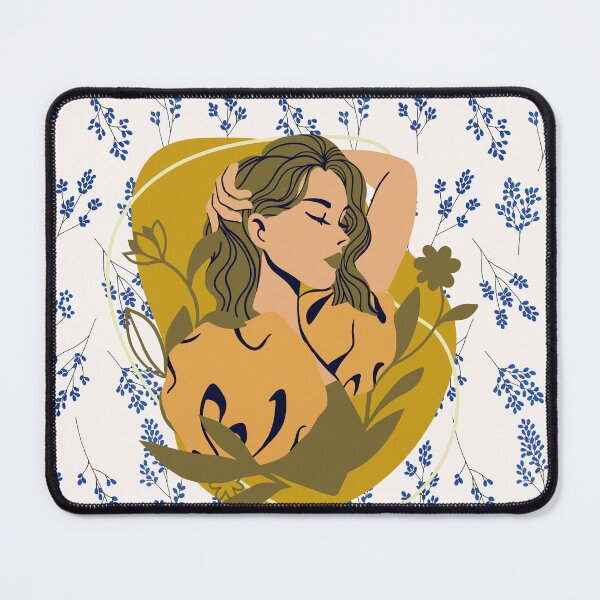 Item preview, Blue Bliss An Illustrative Flower Pillow designed and sold by majnate.