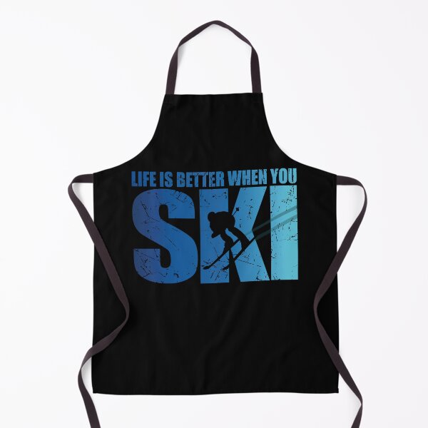 Item preview, Life Is Better When You Ski Skier Ski Lover Skiing Apres Ski designed and sold by TravelScientist.