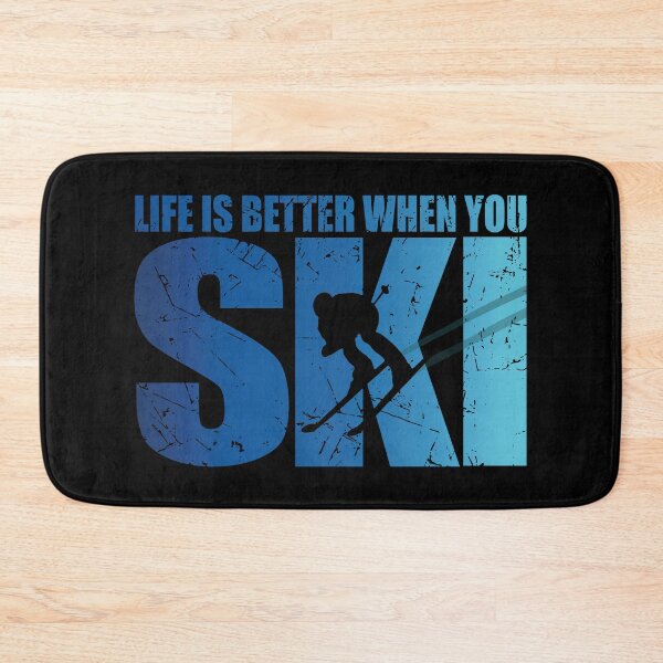 Item preview, Life Is Better When You Ski Skier Ski Lover Skiing Apres Ski designed and sold by TravelScientist.
