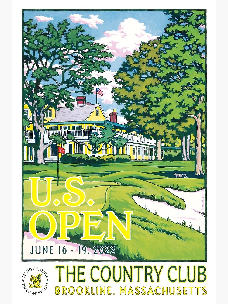 Discover U.S Open Country Club 2022 Premium Matte Vertical Poster