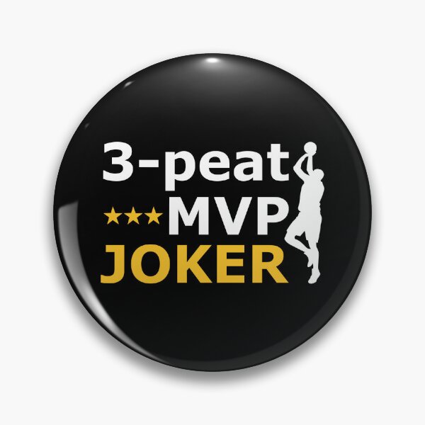 Item preview, 3-peat MVP Joker - gifts for Denver basketball sport fans designed and sold by GraphicDream.