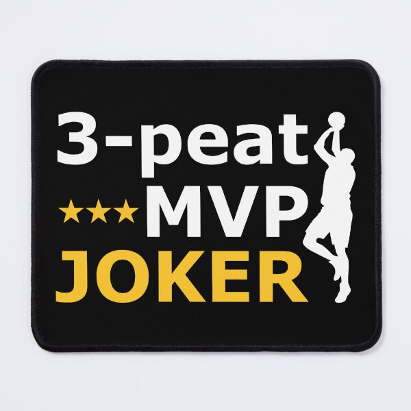 Item preview, 3-peat MVP Joker - gifts for Denver basketball sport fans designed and sold by GraphicDream.