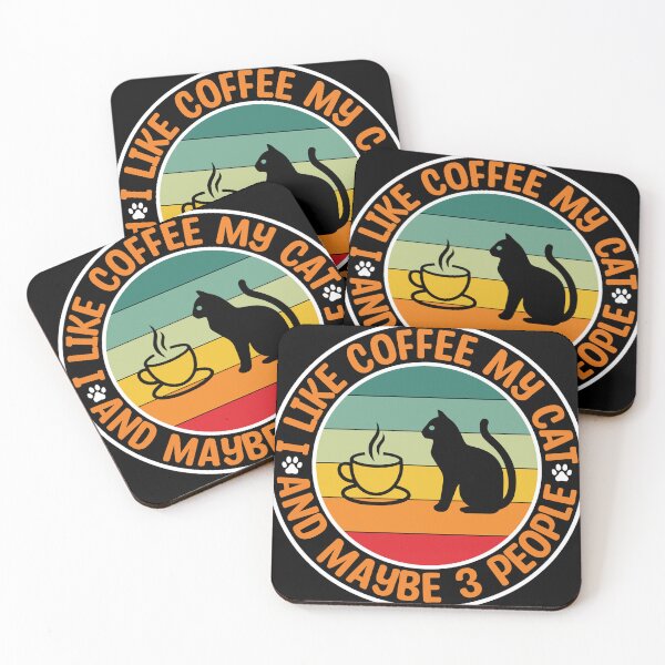 Item preview, I Like my Cat, Coffee and Maybe Three People designed and sold by Xx4thseasonxX.
