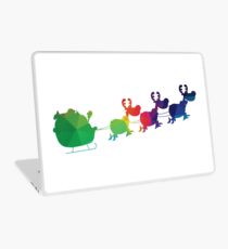 Colorful Santa Laptop Skin