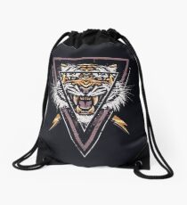 Thee-eyed Tiger Drawstring Bag