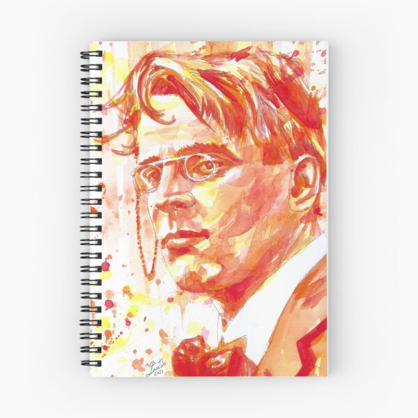 Item preview, W. B. YEATS - watercolor portrait .4 designed and sold by lautir.