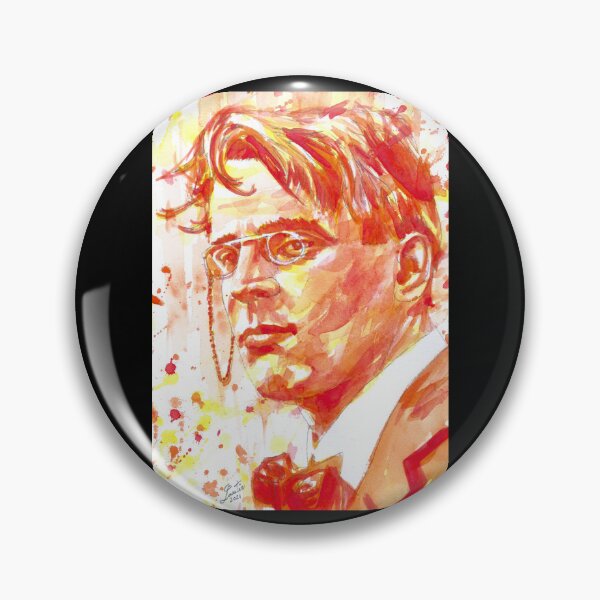 Item preview, W. B. YEATS - watercolor portrait .4 designed and sold by lautir.