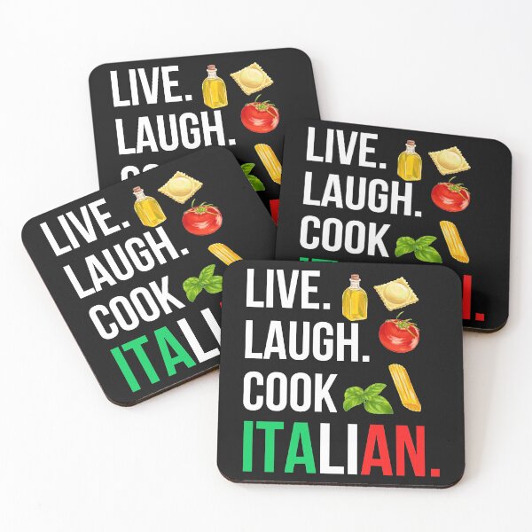 Item preview, LIVE LAUGH AND COOK ITALIAN designed and sold by Supra Designs.