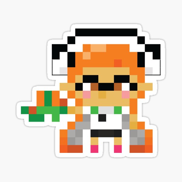 splatoon inkling boy purple sticker by mrpixelchin redbubble splatoon inkling boy purple sticker by mrpixelchin redbubble