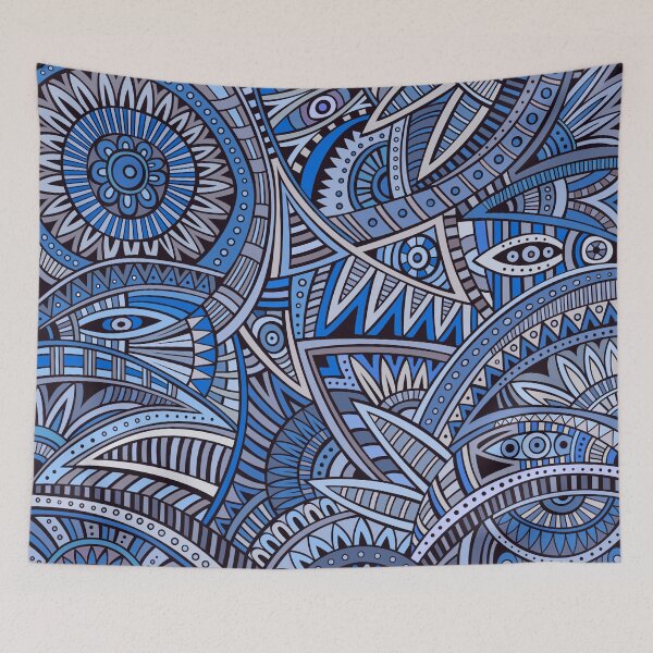 Item preview, A Colorful Abstract Square Pillow Art Design designed and sold by majnate.