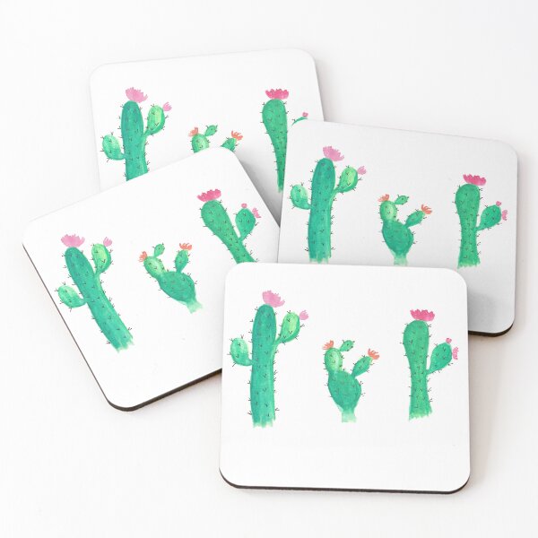 Item preview, Handmade watecolor drawing,  cactus flowers  designed and sold by Pacika.