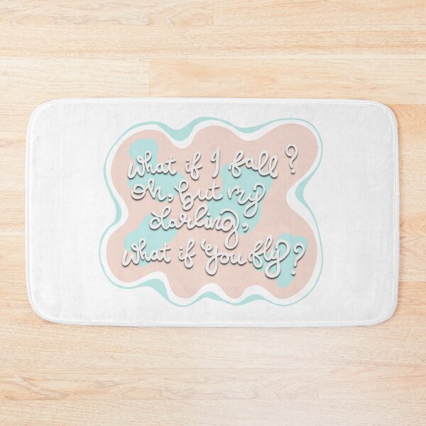 Item preview, what if I fall? Oh, but my darling, what if you fly? quote designed and sold by SpiritedArtwork.