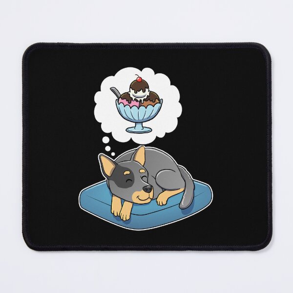 Item preview, Australian Cattle Dog dreaming about Ice Cream designed and sold by DoggieDelights.