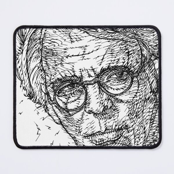 Item preview, W. B. YEATS ink watercolor portrait designed and sold by lautir.
