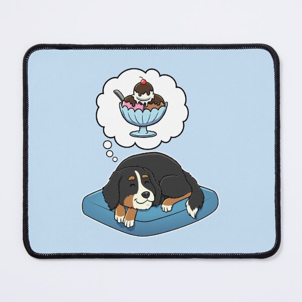Artikelvorschau, Bernese Mountain Dog dreaming about Ice Cream entworfen und verkauft von DoggieDelights.