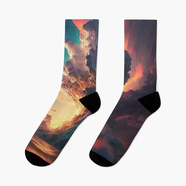 Item preview, A dramatic sea twilight with soft clouds. designed and sold by DSAHART.