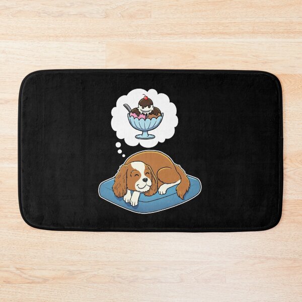 Item preview, Cavalier King Charles Spaniel dreaming about Ice Cream designed and sold by DoggieDelights.