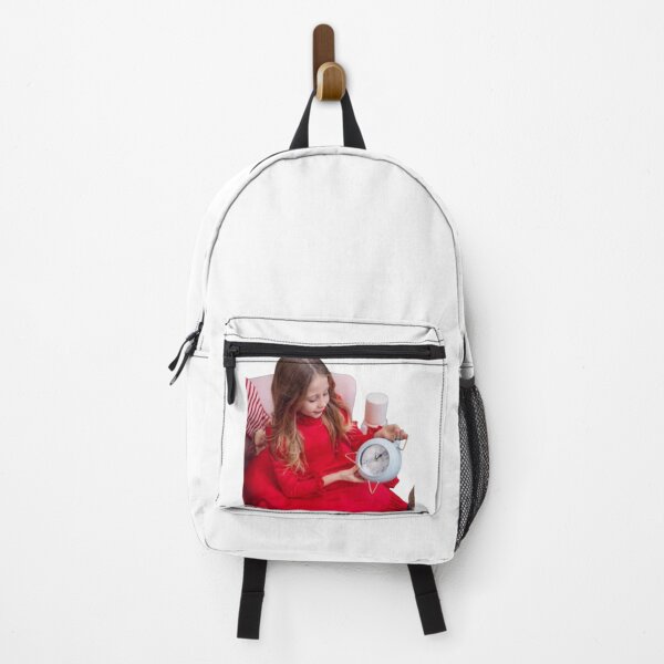 Item preview, like Nastya in a red dress holding a clock designed and sold by theJuniorJams.