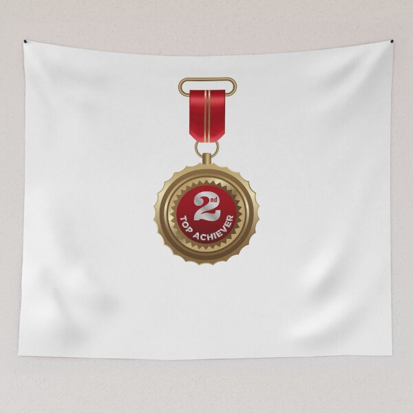 Item preview, Second Top Target Achiever, Winner of this month, Silver medal designed and sold by DesignIndiaStar.