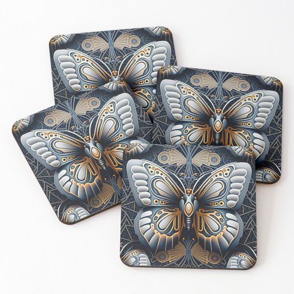 Item preview, Industrial Butterfly Pattern | Digital Butterfly | Cyber Butterfly | 3D Butterfly | high resolution designed and sold by Synthetic-Intel.