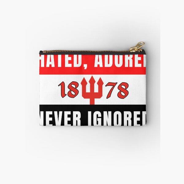 Item preview, Manchester hated, adored never ignored designed and sold by MagicFootball.