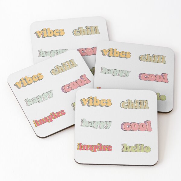 Item preview, Vibes stickers designed and sold by Letter & Petal.