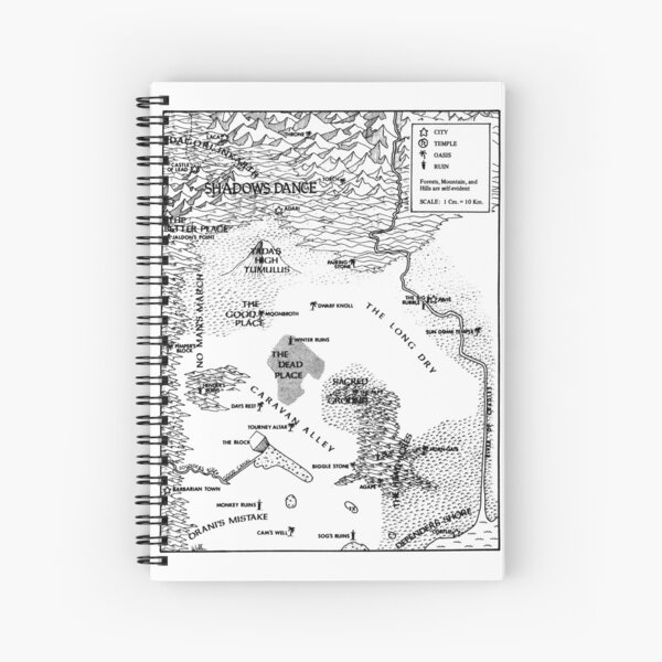 RQ2 PRAX Map (pairs with RQ2 DRAGON PASS Map) Spiral Notebook