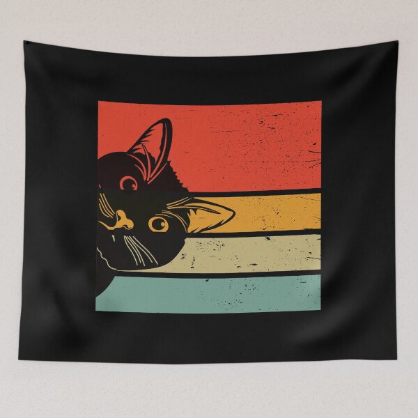 Item preview, Silly Cute Kitty Cat Vintage Sunset designed and sold by Xx4thseasonxX.