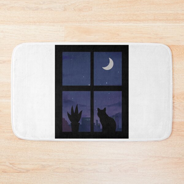 Item preview, The cat on the window, stickers designed and sold by Rowbic.