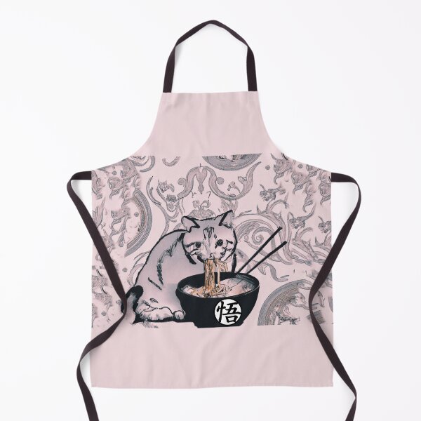 Item preview, Anime Cat Eating Ramen Aesthetic designed and sold by Boztik-Designs.