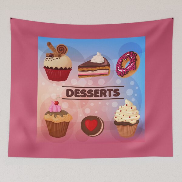 Item preview, Sweet Desserts Set designed and sold by ivector.