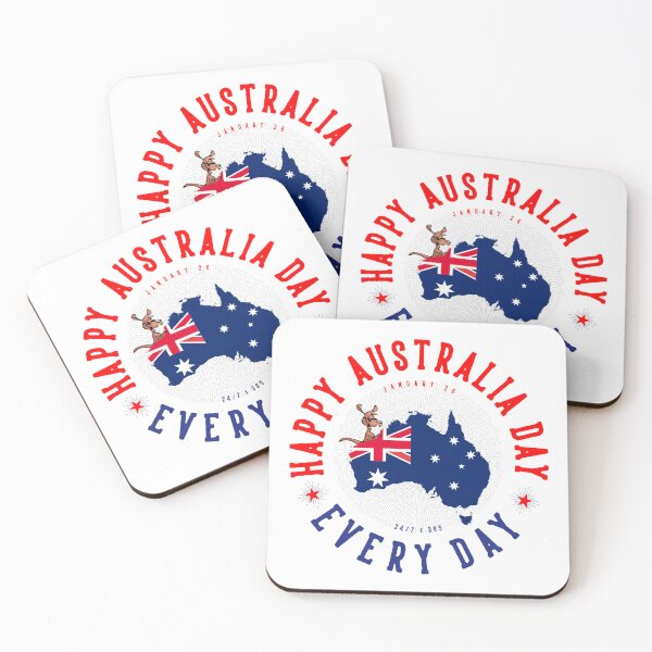 Item preview, HAPPY AUSTRALIA DAY! EVERY DAY!    designed and sold by fullyballed.