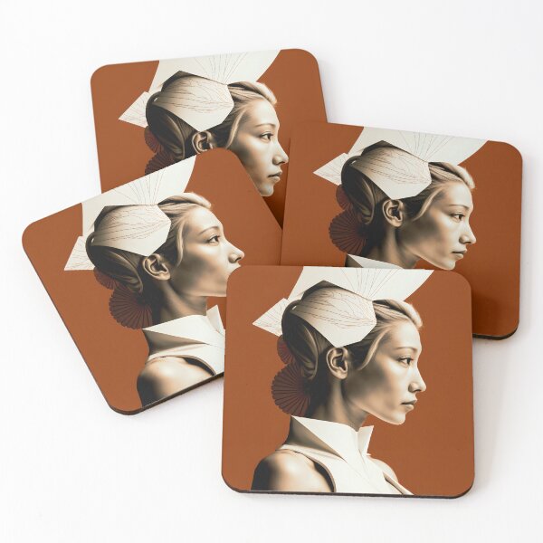 Item preview, Retrato futurista de una mujer designed and sold by Warehouse46.