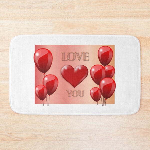 Item preview,  love you. Red realistic balloons designed and sold by Arzu Abbas.