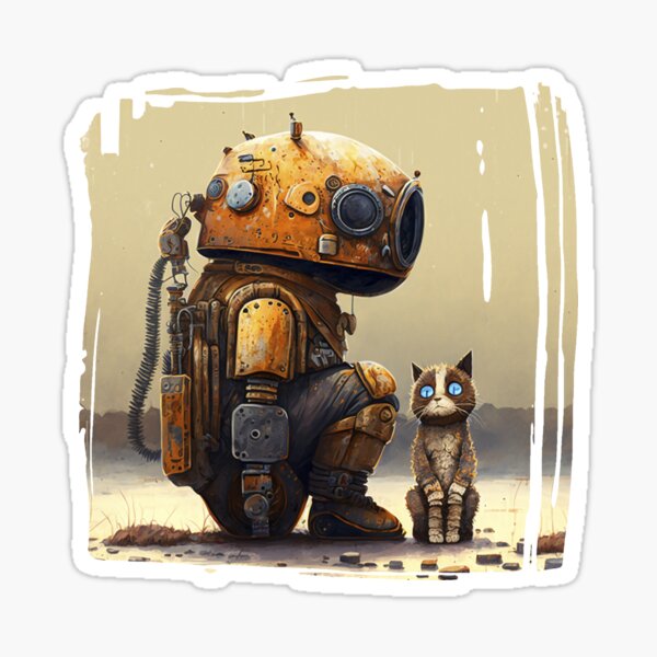 Item preview, Robot Scares Cat designed and sold by DougalWear.
