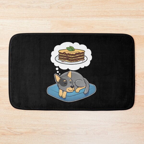 Item preview, Australian Cattle Dog dreaming about lasagna designed and sold by DoggieDelights.