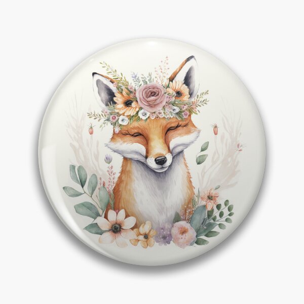 Item preview, Cute Boho Smiling Fox designed and sold by Odd World.