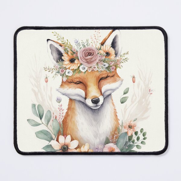 Item preview, Cute Boho Smiling Fox designed and sold by Odd World.