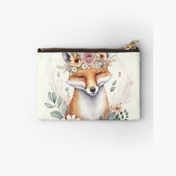 Artikelvorschau, Netter Boho lächelnder Fuchs entworfen und verkauft von Odd World.