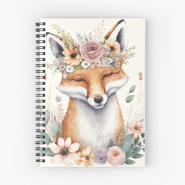 Artikelvorschau, Netter Boho lächelnder Fuchs entworfen und verkauft von Odd World.