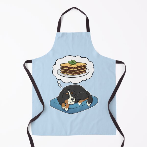 Artikelvorschau, Bernese Mountain Dog dreaming about lasagna entworfen und verkauft von DoggieDelights.