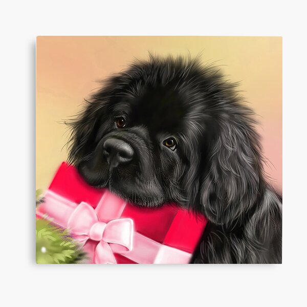 Item preview, Newfie face with present  designed and sold by Patricia Reeder Eubank.