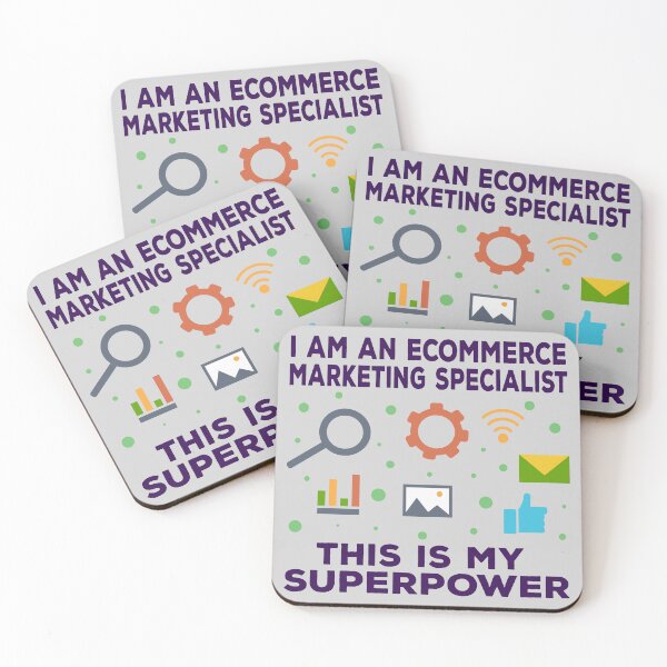 Item preview, I am an Ecommerce marketing specialist this is my superpower, dark text, funny superpower lovers, job, humor, joke, meme, superhero worker designed and sold by SGS-.