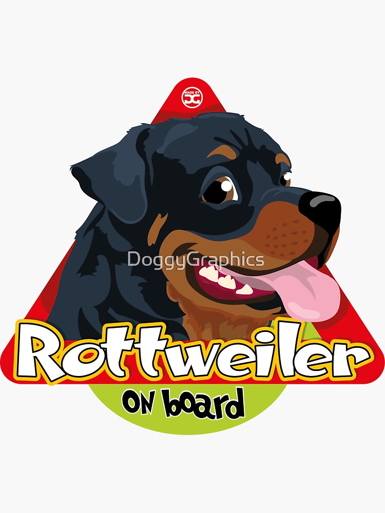 Rottweiler on 2024 board sticker