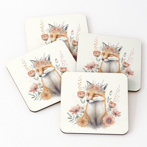 Item preview, Cute Boho Smiling Fox designed and sold by Odd World.