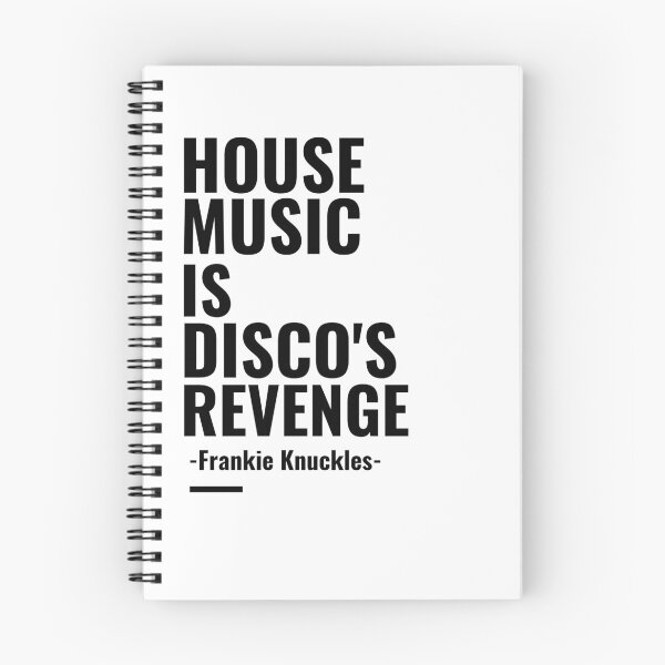 Item preview, House Music Is Disco's Revenge - Frankie Knuckles- (black)  designed and sold by Discothreadz.