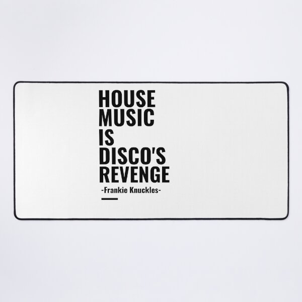 Item preview, House Music Is Disco's Revenge - Frankie Knuckles- (black)  designed and sold by Discothreadz.