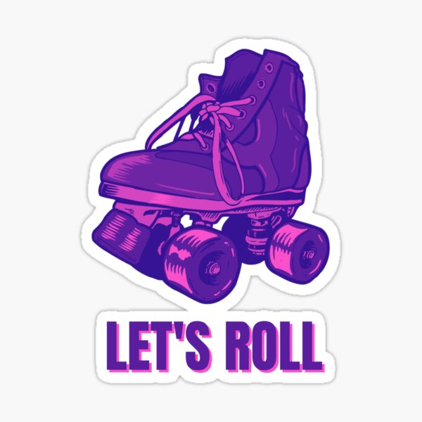 Violette Stickers Rollerskate