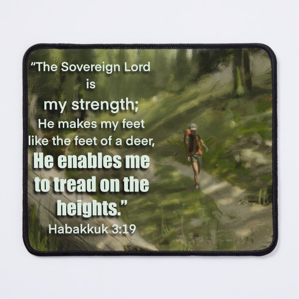 Item preview, Hikers Bible Verse designed and sold by TheArtCave.