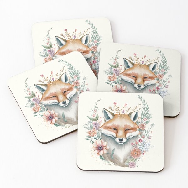 Item preview, Cute Boho Smiling Fox designed and sold by Odd World.